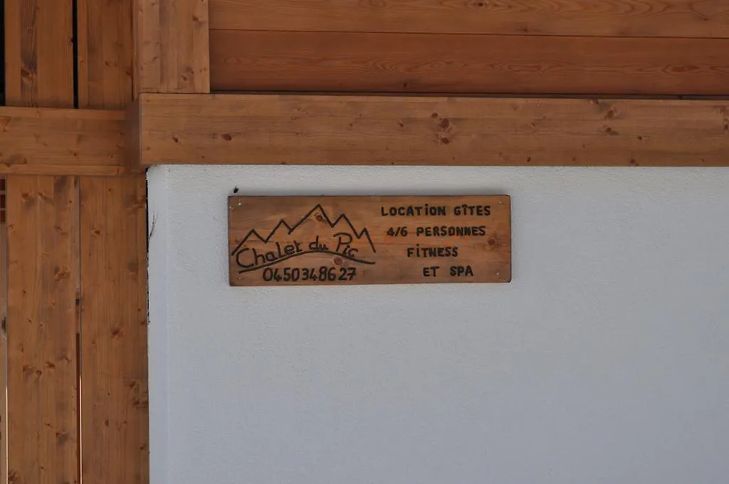 Apartment Le Chalet Du Pic Spa Prive & Fitness Taninges